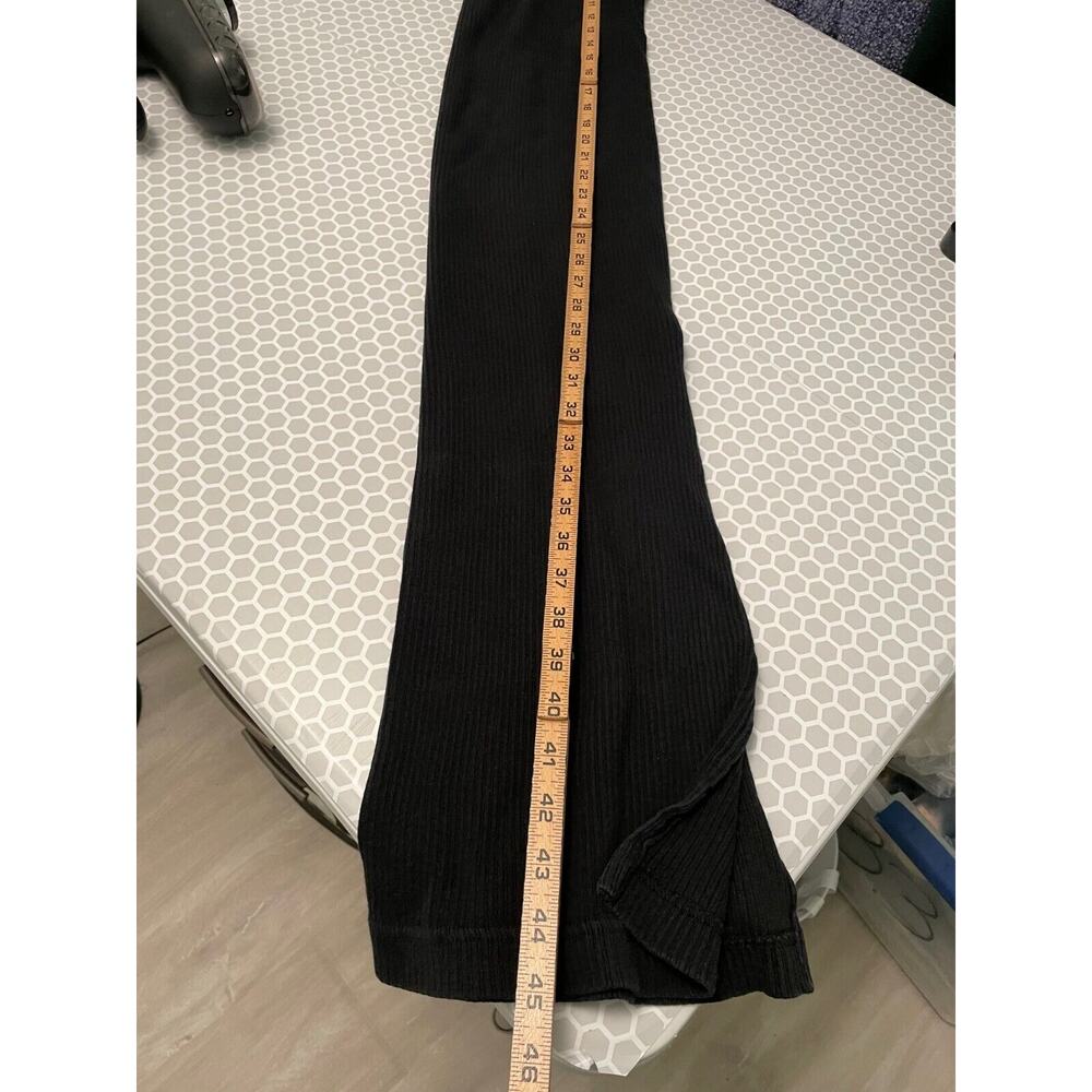 Lauren Ralph Lauren Womens Dress Large Petite Black Strappy Ribbed Grunge Y2K - Picture 11 of 12